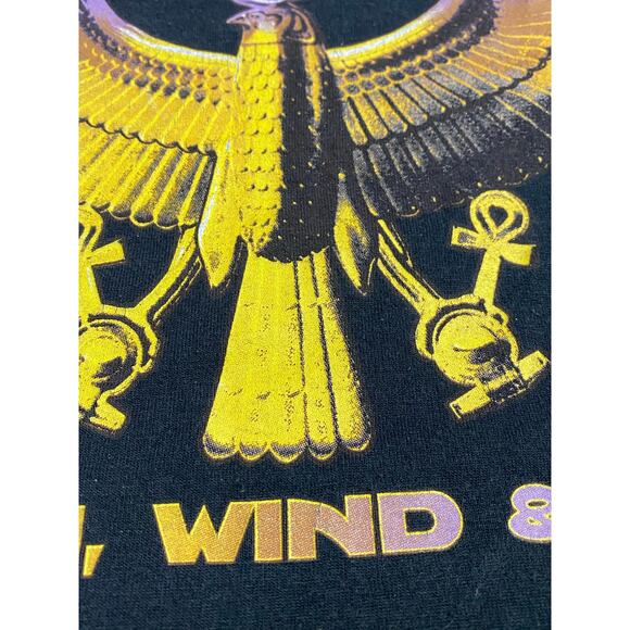 Vintage Earth, Wind & Fire “It Begins With A Dream” Tour T-Shirt Size 2XL Black - Picture 10 of 11